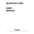 CANON MULTIPASS C3500 Owners Manual