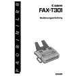 CANON FAX-T301 Owners Manual