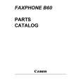 CANON FAXPHONE B60 Parts Catalog