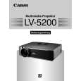 CANON LV-5200 Owners Manual