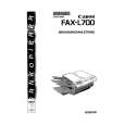 CANON FAX-L700 Owners Manual
