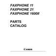 CANON FAXPHONE 1600II Parts Catalog