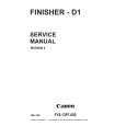 CANON D1 FINISHER Service Manual