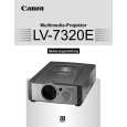 CANON LV-7320 Owners Manual