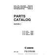 CANON DADF-H1 Parts Catalog