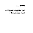 CANON FAXL400 Owners Manual