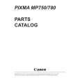 CANON PIXMA MP750 Parts Catalog