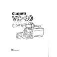 CANON VC30 Owners Manual