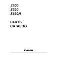 CANON S630 Parts Catalog