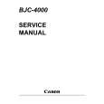 CANON BJC-4000 Service Manual