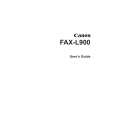 CANON FAXL900 Owners Manual